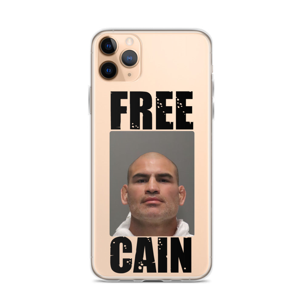Free Cain iPhone Case Clear