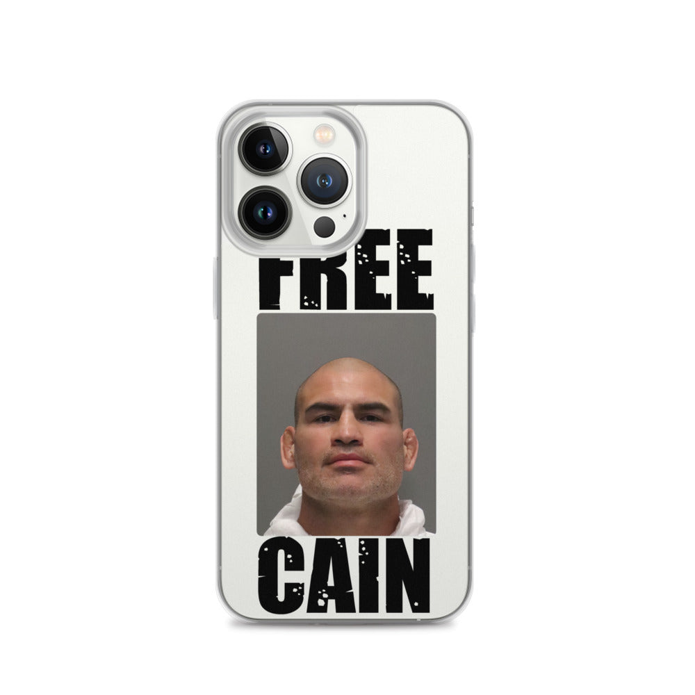Free Cain iPhone Case Clear