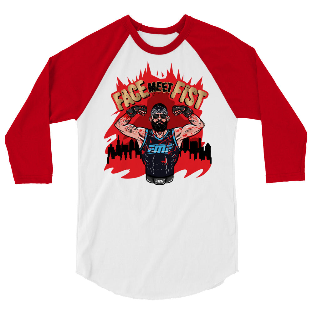 Andre Special Limited Run Bloody 3/4 sleeve raglan shirt