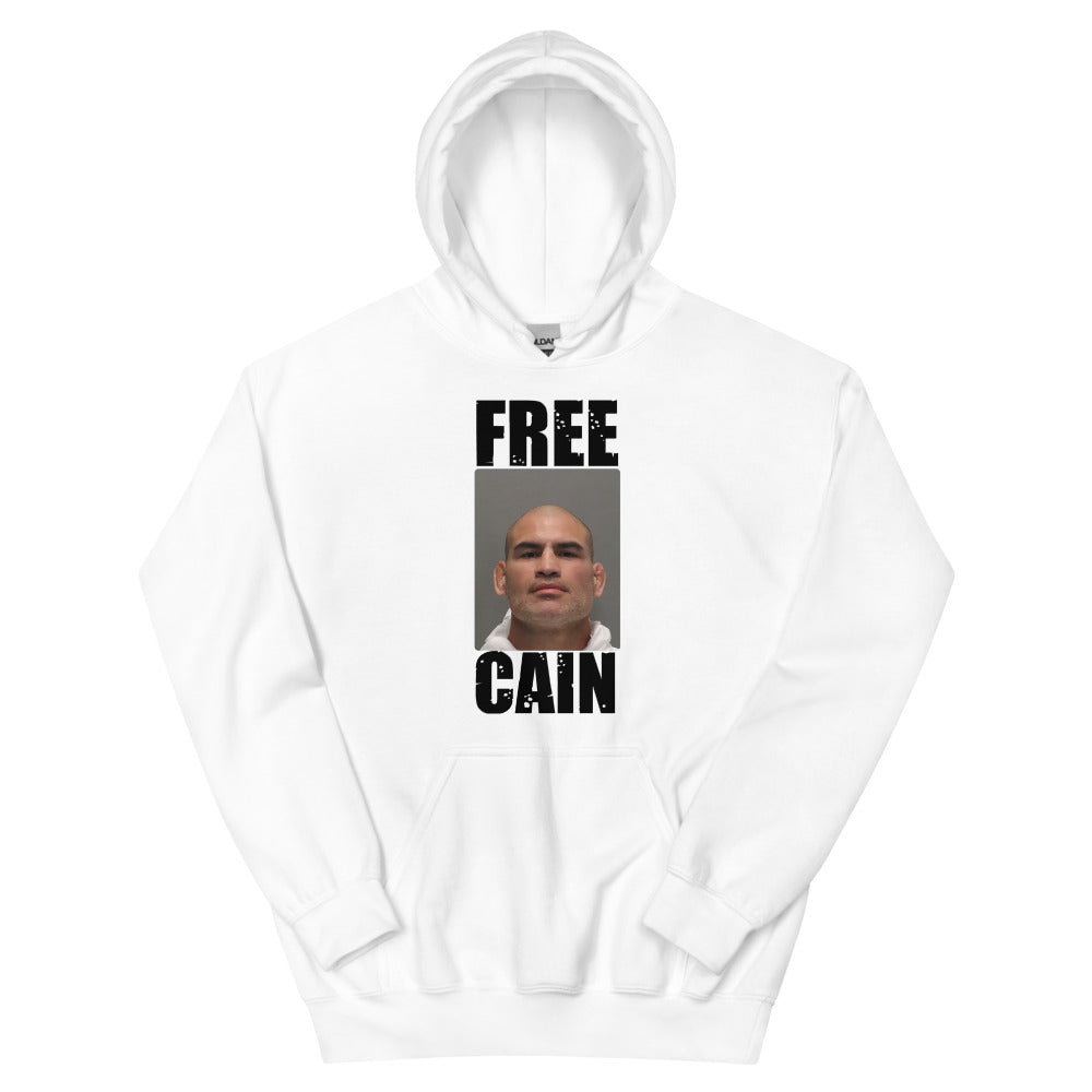 Free Cain Unisex Hoodie White