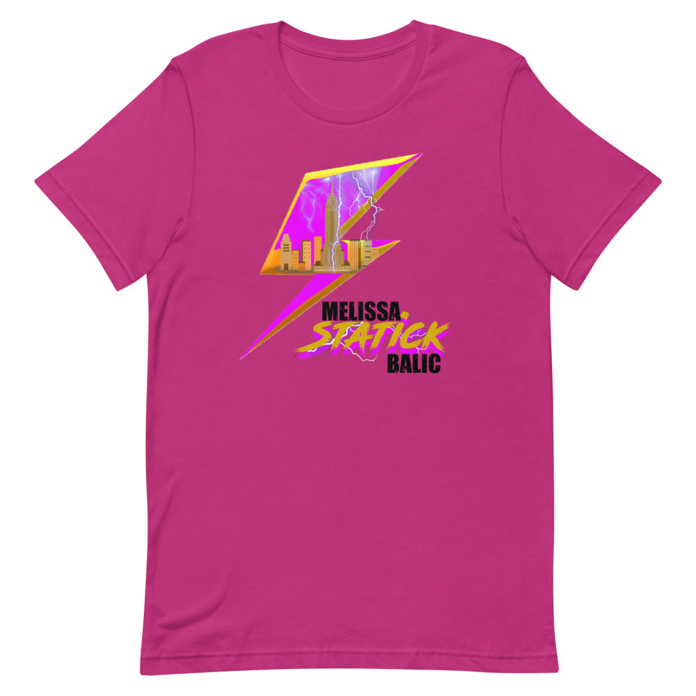 Mel Short-Sleeve Unisex T-Shirt Purple/Light Colors
