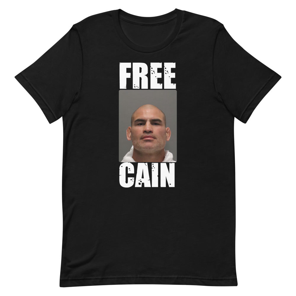 Free Cain Short-Sleeve Unisex T-Shirt Black