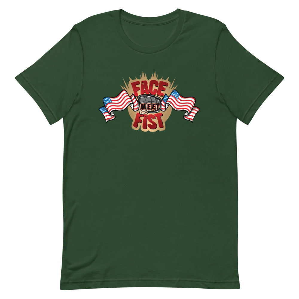FMF Team USA Short-Sleeve Unisex T-Shirt Gold Badge