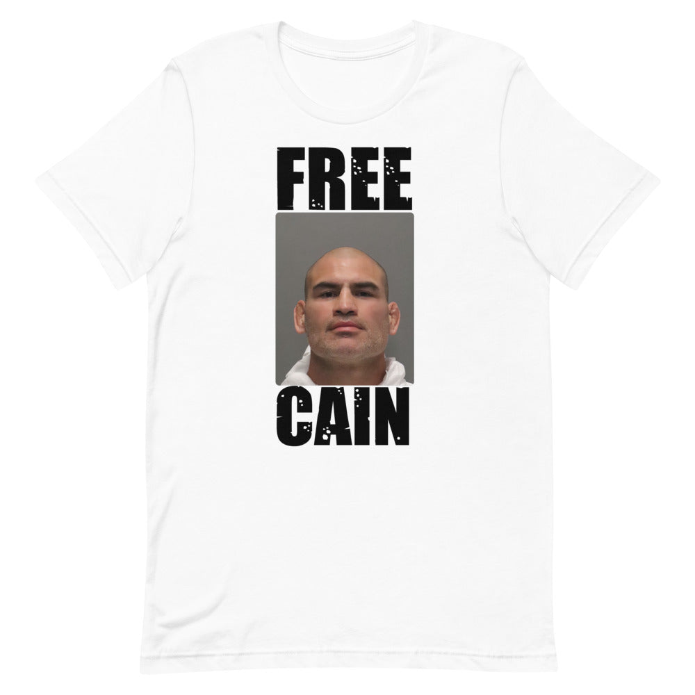 Free Cain Short-Sleeve Unisex T-Shirt White